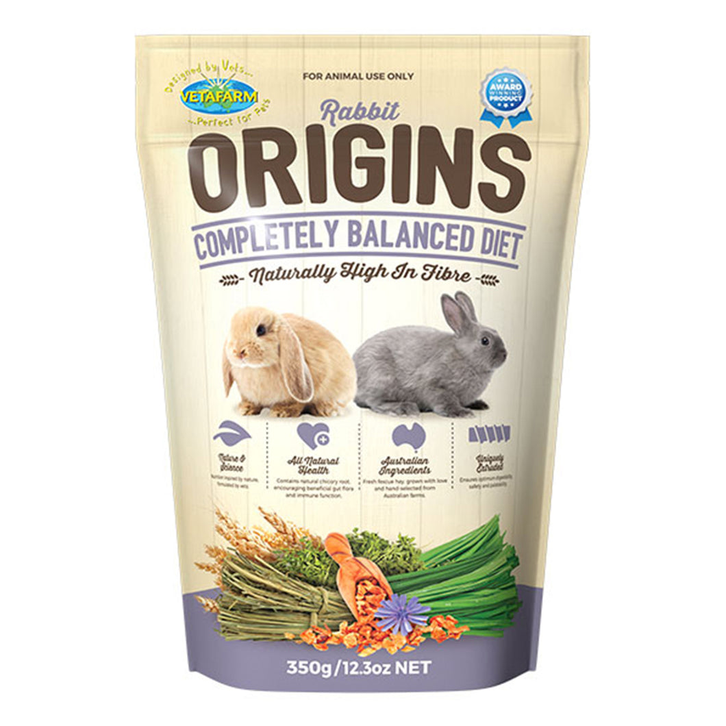 Vetafarm Rabbit Origins Balanced Diet Food For Rabbits 350gm