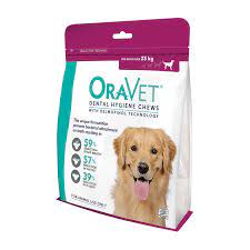 Oravet Dental Chews for large dogs over 23kg (14 pieces)