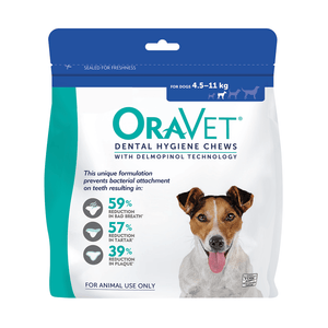 Oravet Dental Chews for small dogs up to 4.5-11kg (28 pieces)