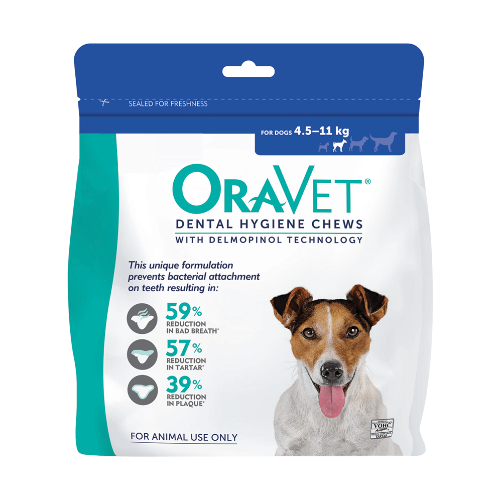 Oravet Dental Chews for small dogs up to 4.5-11kg (28 pieces)